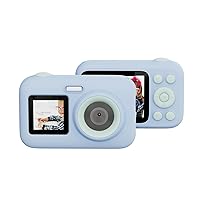 Funcam+ 1080P Digital Camera Kids Camera 12MP HD Children Digital Video Camera Kids Selfie Camera for Boys and Girls 2.4-inch LCD Screen Dual Lenses Birthday Gift Festival Gift Great Gift for