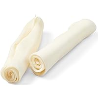 Frankly Beefhide Retriever Roll 2 ct, 100% U.S.A Made to Certified Food Safety Standards