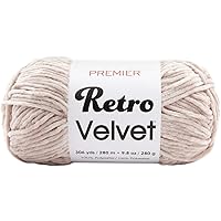 PREMIER YARNS Almond Premier Retro Velvet Yarn