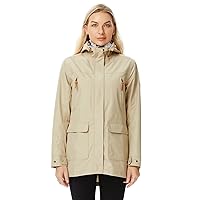 ALPHA CAMP Women's Rain Jacket Waterproof Windbreaker Jackets with Hood Lightweight Soft Shell Long Rain Coats