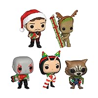 Funko Pop! Marvel Holiday: Guardians of The Galaxy 5 Pack, Amazon Exclusive