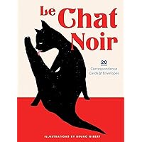 Le Chat Noir: 20 Correspondence Cards & Envelopes (Cat Stationery Blank Card Set, Gift for Cat Lovers)