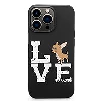 Love Chihuahua Phone Cases Cute Fashion Protective Cover Soft Silicone TPU Shell Compatible with iPhone 13 IPhone13 Pro Max