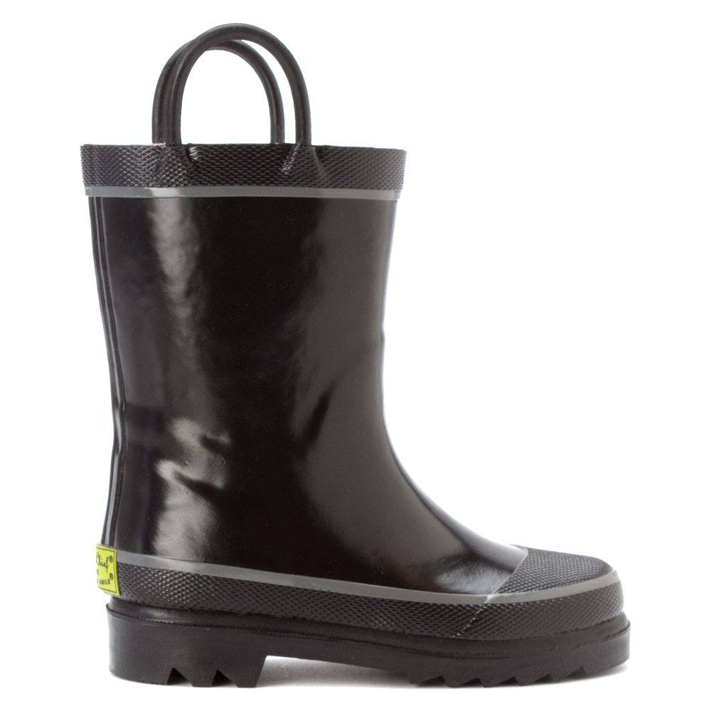 Western Chief Kids Waterproof Rubber Classic Rain Boot with Pull Handles