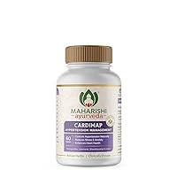 Maha.Rishi Ayurveda Cardimap, Helps Normalises Blood Pressure Naturally, Unique Formulation, Synergy of 5 Herbs, 30 Days Pack - 60 Tablets