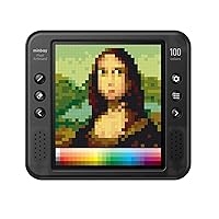 Pixel Artboard, Pixel Art, Doodle Board, Electronic Board, Reusable Electronic Drawing Board, Drawing Tablet Gifts for Painting Enthusiasts, Sketch Artboard, Save 20,000 Pictures (Black)