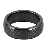 CatXQ Smart Ring Compatible with iOS Android,2 NFC Safe Quick Trigger  Instruction (Phone/Location/SOS),Support Simulation of 4 ID/IC Smart