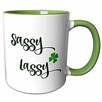 3dRose Merchant-Quote - Image of Sassy Lassy Quote - Mugs (mug_305119_7)