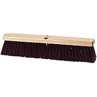 SPARTA Flo-Pac Plastic Floor Sweep, Crimped Sweep with Brace 24