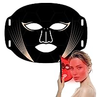 LED Face Mask Light Therapy 7 Color Infrared Blue Red Light Therapy Skin Care Facial Treatment Mask Skincare Tool