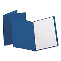 Oxford Panel and Border Front Report Covers, Dark Blue, Letter Size, 25 per Box, (ESS51626)