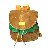 Buger Time Hambuger Mini Backpack Sling Bag, Multi