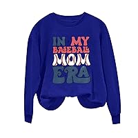 Women Hey Batter Batter Swing Letter Sweatshirt Long Sleeve Crewneck Baseball Mom Gift Pullover Casual Loose Shirt