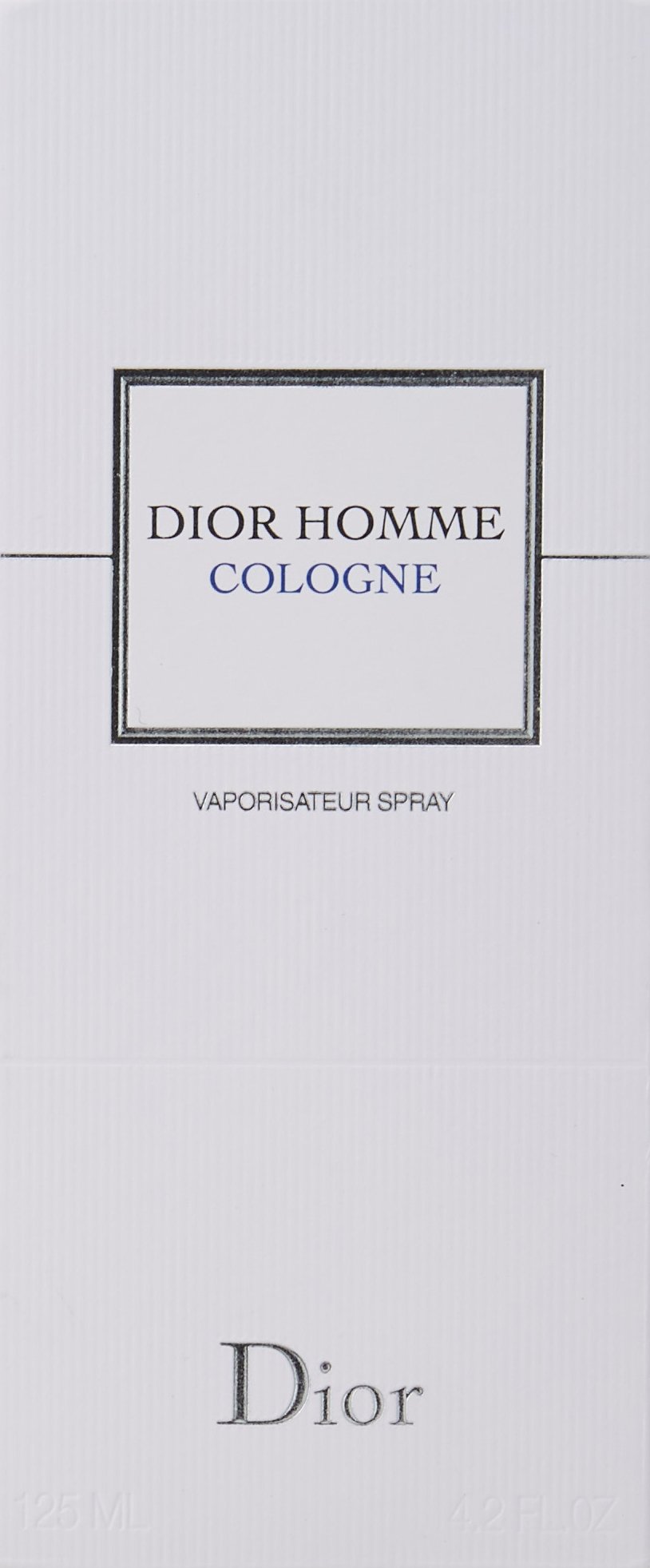 Christian Dior Cologne Spray for Men, Dior Homme, 4.2 Ounce