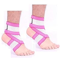 Ankle Support Guards, Ankle Brace for Men and Women, Adjustable Ankle Compression Foot Leg Brace for Sprained Ankles, Breathable Ankle Wrap for Running Volleyball Tennis