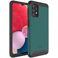 TUDIA DualShield Designed for Samsung Galaxy A13 Case 4G LTE, [Merge] Military Grade Shockproof Slim Heavy Duty Drop Protection Dual Layer Tough Phone Case Cover for Galaxy A13 4G - Hunter Green