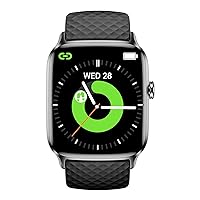 Vilsaw Smart Watch, Fitness Smartwatch with Heart Rate Monitor & Sleep Monitor, Health and Fitness Tracker with SpO2, Compatible with iPhone and Android Phones, VM 416, Black