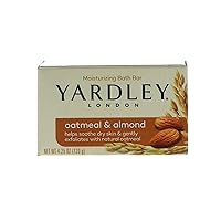 Yardley Oatmeal Almond Bath Bar 4oz - Pack of 2