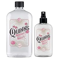 Quinn’s Alcohol Free Witch Hazel Rose Petal 16 oz. & Quinn’s Alcohol Free Facial Toner Mist with Pure Rosewater 8oz