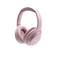 ZVOX Noise Cancelling Headphones - Over Ear Bluetooth Headphones with AccuVoice Technology, Wireless Bluetooth Headphones with Microphone, AV52 Wireless Headphones & Carrying Case - Rose