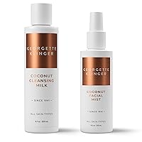 Coconut Face Wash & Facial Mist Setting Spray Duo Skincare - For All Skin Types