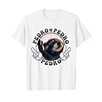 Funny Cat Meme Pedro Dancing Raccoon T-Shirt