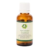 R V Essential Pure Lavender Essential Oil 100ml (3.38oz)- Lavandula Aurantifolia (100% Pure and Natural Therapeutic Grade)