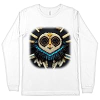 Owl Eyes Long Sleeve T-Shirt - Animal Print T-Shirt - Pattern Long Sleeve Tee Shirt