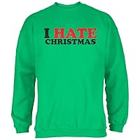 Old Glory I Hate Christmas Irish Green Adult Sweatshirt - Medium