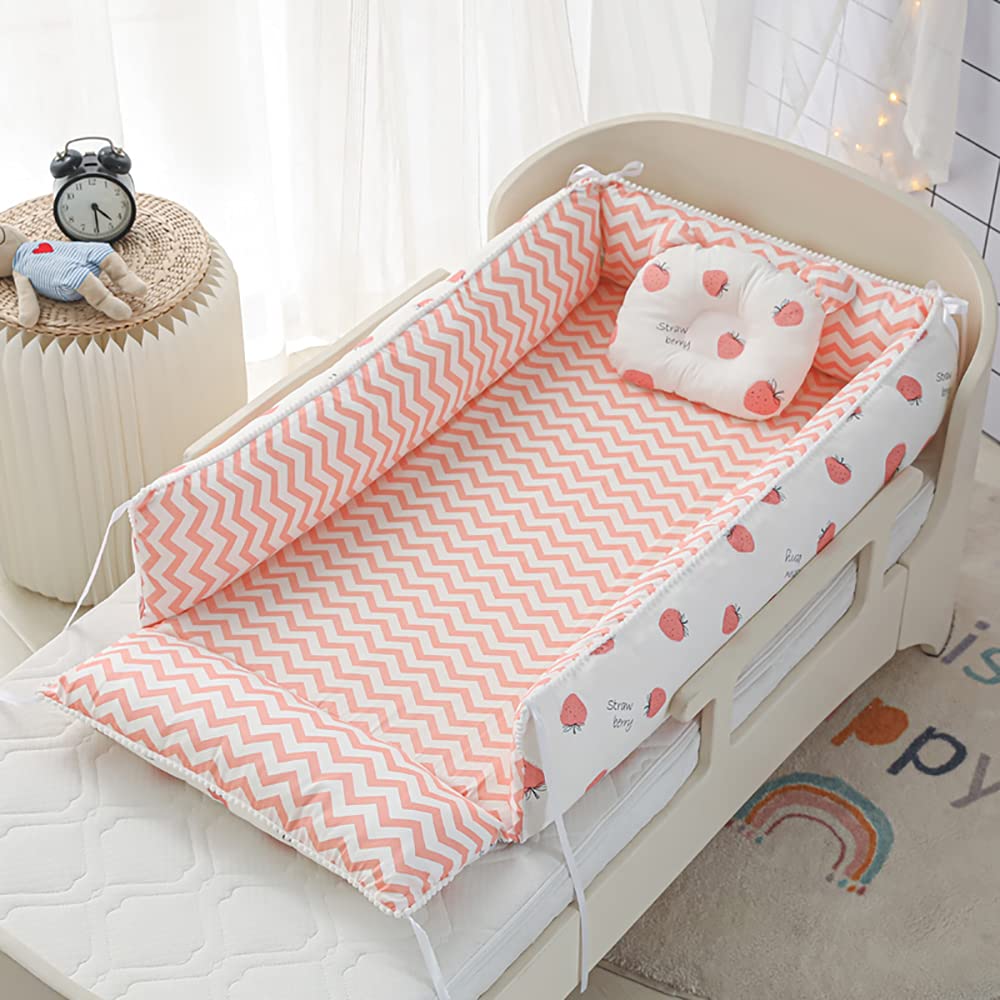 Luddy Baby Nest, Baby Nest, Newborn, Co-sleeping, Lightweight Bed, Comfortable Material, Portable, Easy to Remove, Washable, Baby Shower, 0-24 Months
