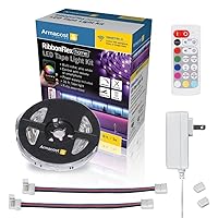 423500 RibbonFlex Home 16ft. RGB+W Smart LED Tape Light Kit, multi-color and white