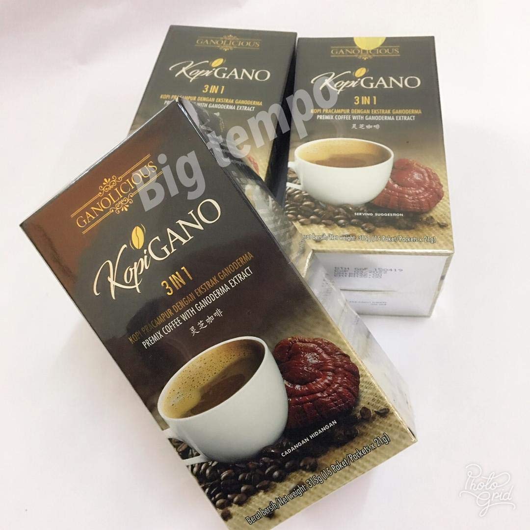 Gano Excel 3 Boxes Ganoderma 3 In 1 Coffee Premix Coffee