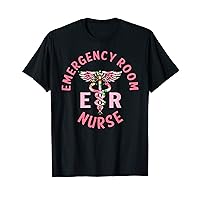 Floral ER Nurse Registered Nurses Week 2023 Nursing School T-Shirt