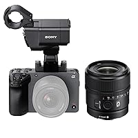Sony FX30 Super 35 Cinema Line Camera with XLR Handle Unit and E 15mm f/1.4 G Lens