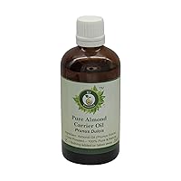 Almond Oil | Prunus Dulcis | For Skin | Pure Almond Oil | For Body | For Hair | For Massage | For Face | For Cooking | 100% Pure Natural | Cold Pressed | 15ml | 0.507oz By R V Essential