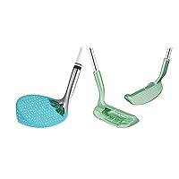 Chipper Club Green Pitching Wedge 36 Degree & Women Strawberry Sand Wedge Blue 52 Degree,Bundle of 2