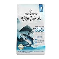 Addiction Wild Islands Pacific Catch Premium King Salmon Mackerel & Hoki Dry Dog Food - 20 lb