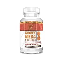 Actif Kidney Mega Support with 10+ Advanced Factors, Boosts Healthy Kidney Function, Kidney Cleanse, Non-GMO, Fast Acting, Made in USA, 120 Count