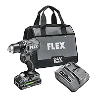 24V Brushless Cordless 1/2-Inch 650 In-Lbs Torque 2-Speed Compact Drill Driver Kit with 2.5Ah Lithium Battery and 160W Fast Charger - FX1131-1A