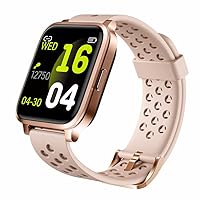Smart Watch for Women, HAOQIPA Smartwatch with Heart Rate Sleep Monitor, Steps Counter Calories Fitness Tracker, IP68 Waterproof Bluetooth Watch for Android iOS Phones