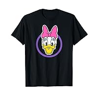 Amazon Essentials Daisy Duck Purple Circle Portrait T-Shirt