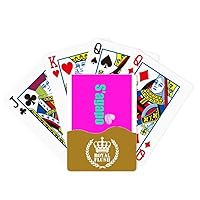 Greek I Love You Language Affection Dialect Royal Flush Poker Playing Card Game
