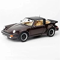 Diecast 1/18 Scale for Porsche 911 Turbo Coupe Alloy Diecast Model Car Adult Collection Motor Vehicle