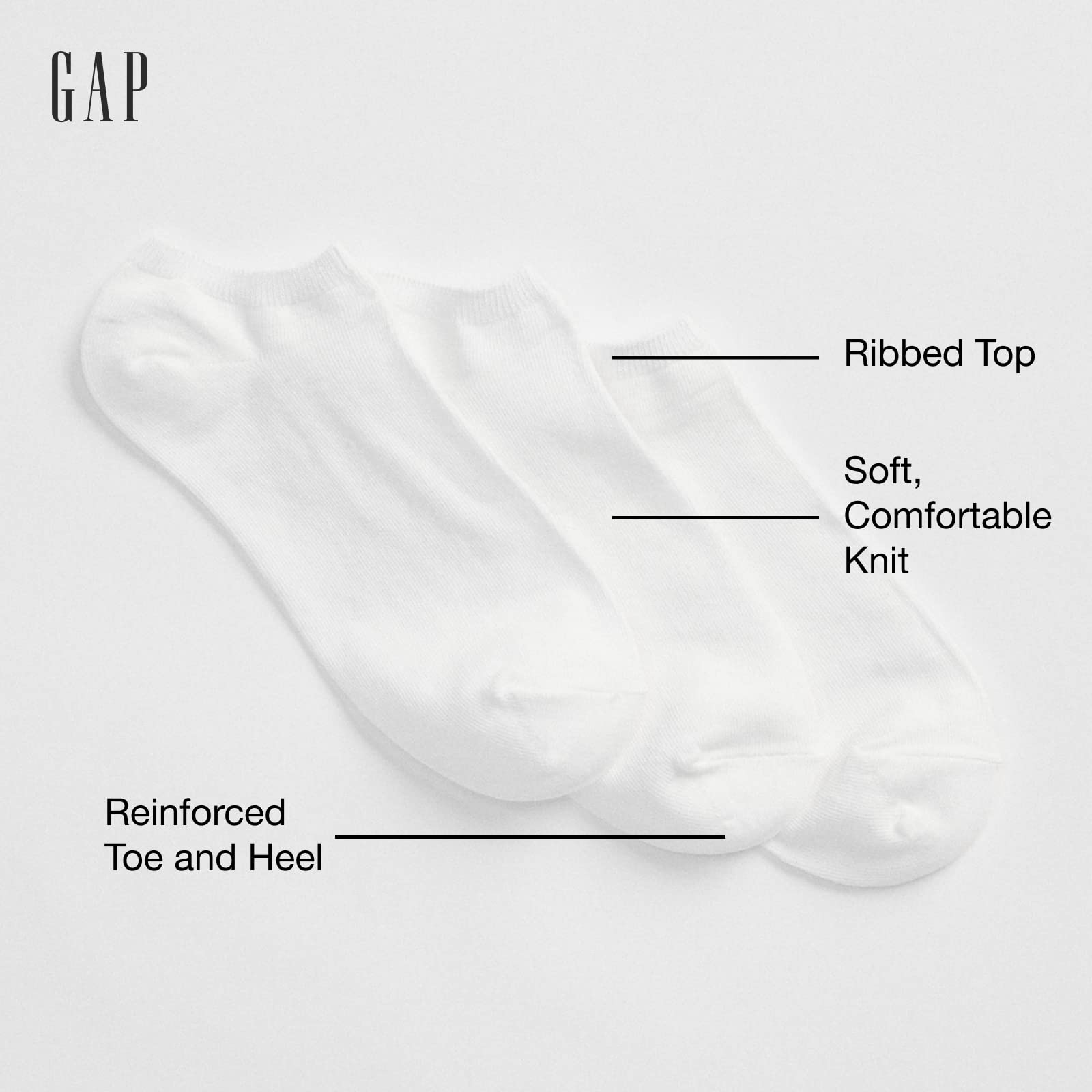 GAP Women's 3-Pack Ankle Socks