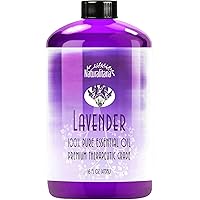 Lavender Essential Oil (16oz Bulk) for Aromatherapy, Diffuser, Soap, Bath Bombs, Candles