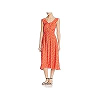 Women's Rosca Dress, Red Floral, 42