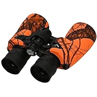 BARSKA AB13437 Crossover 10x42 Mossy Oak Blaze Camo Waterproof Binoculars for Sports, Boating, Marine, Birding, Hunting, etc