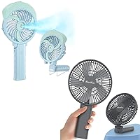 Portable Misting Fan with 55ml Tank + 6