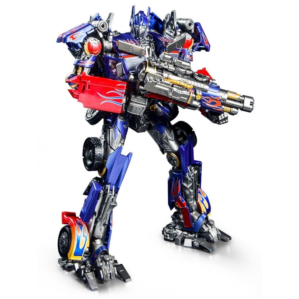 HALFS SSL03F Car Robot Toy, Inch Abdominal Muscle OptimumPrime Prime Car Action Toys, Birthday Gift Toy for Teenager Aged and Above.