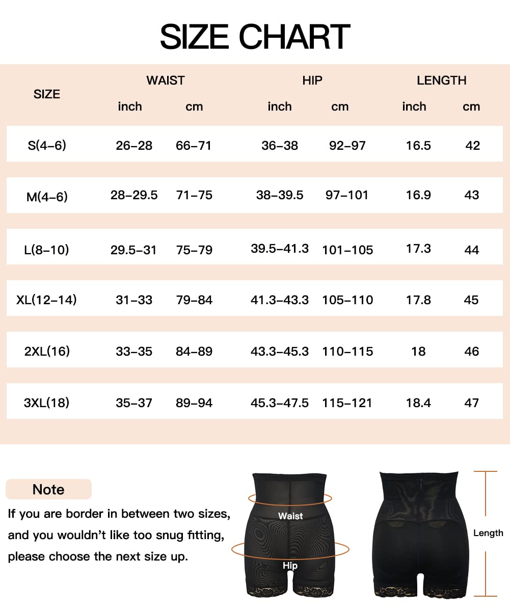 SHAPERIN Butt Lifter Panties Padded Underwear for Women Tummy Control  Shapewear High Waist Hip Pads Enhancer Shorts